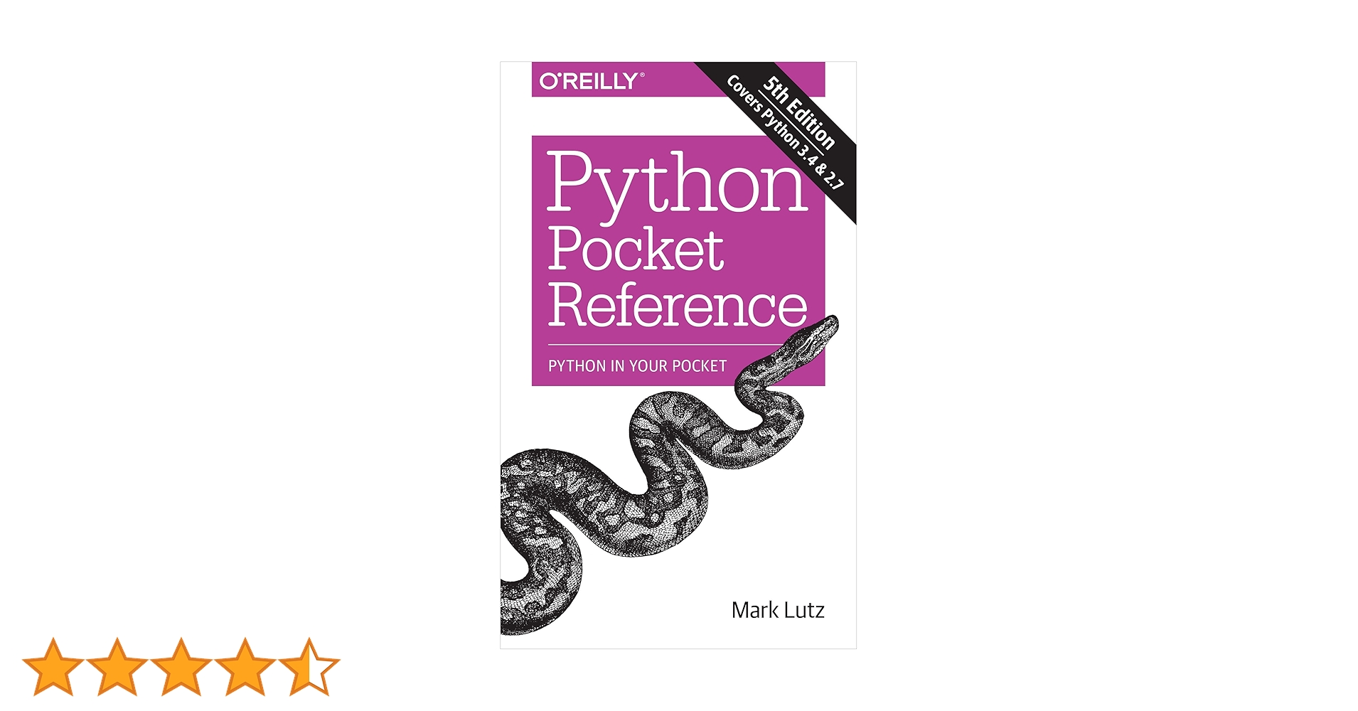 Amazon | Python Pocket Reference: Python In Your Pocket